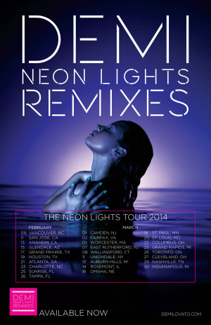 Neon Lights Demi Lovato Demi lovato neon lights