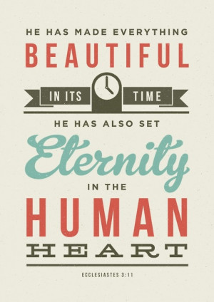 truth. ecclesiastes 3:11 by Slendi