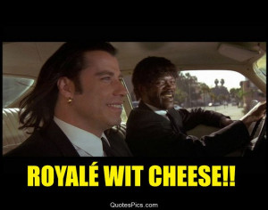 More great Pulp Fiction quoteage.