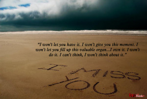 Missing you Quotes