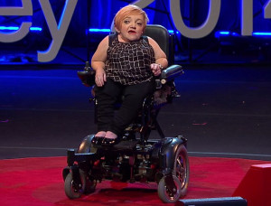 Ms Young, who was born with a bone condition known as osteogenesis ...