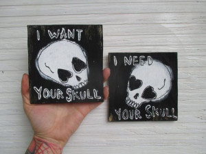 want your skull, i need your skull, misfits band, skull art ...