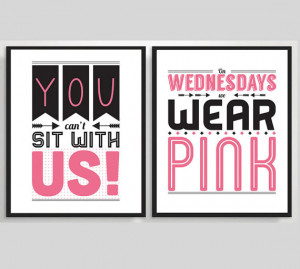 Mean Girls Poster Quotes 2 x printable mean girls printable poster ...