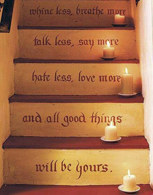 quote #stairs #candles