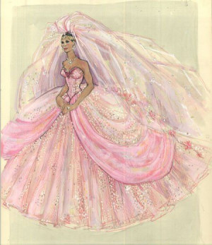Coming to America: Lisa McDowell's wedding dress. Costume design by ...