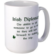 Irish Diplomacy Large Mug for