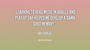 Learning to read music in Braille and play by ear helped me develop a ...