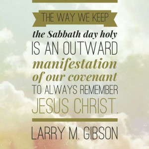 sabbath day holy