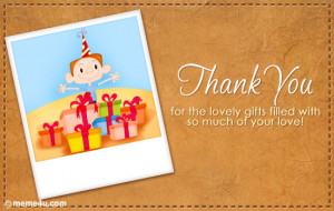 Thank You for the Gifts