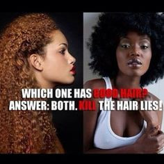 Healthy hair comes in all hair types. More