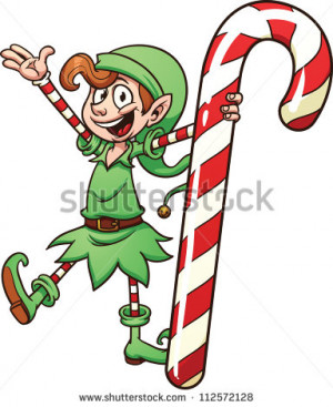 ... christmas elves xmas cute elf set vector cute happy christmas elf