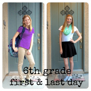blinked…and now she’s a 7th grader!