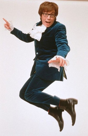 Austin Powers: Shall we shag now or shall we shag later?