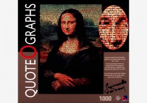 Home :: Jigsaws - Adult :: QUOTE-O-GRAPHS MONA LISA (6)