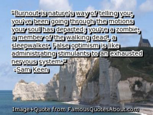 Recovering from exhaustion/burnout