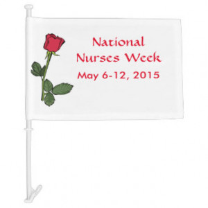 National Nurses Week 2015 Car Flag