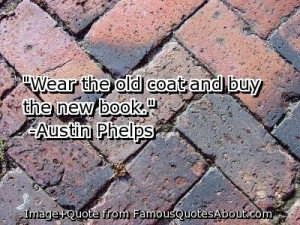 Wonderful quote from Austin Phelps