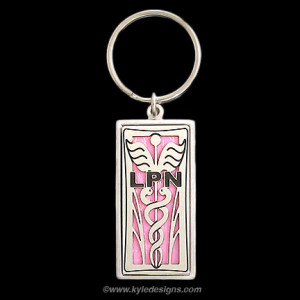 LPN Nurse Keychain - Engrave on Back