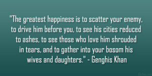 Genghis Khan Quotes
