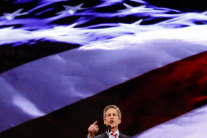 Norm Coleman U S Sen Norm Coleman R MN speaks on day three of the