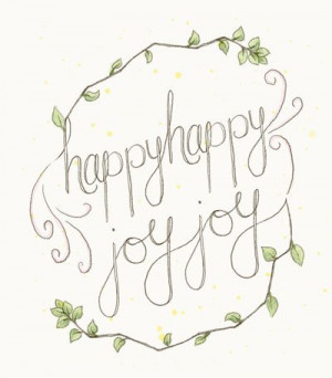happy happy joy joy Art Print