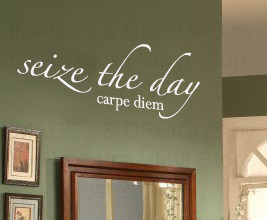 Seize-the-Day-Vinyl-Wall-Art-Inspirational-Decal-Lettering-Quote ...