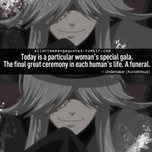 Black Butler Undertaker Quotes