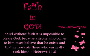 Faith In God.....