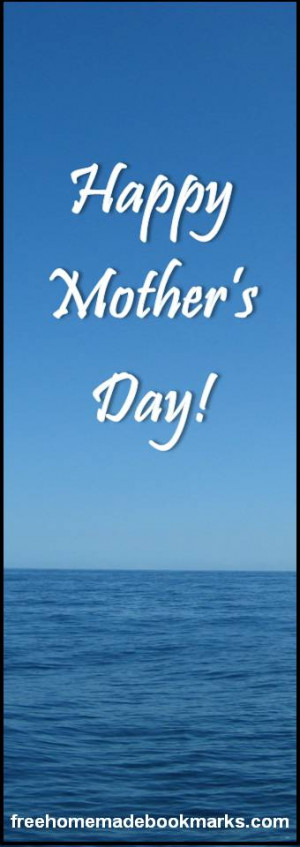 Free Mother's Day printable bookmark - 3
