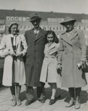 Margot, Otto, Anne e Edith Frank