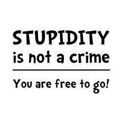stupidity_crime_note_cards_pk_of_10.jpg?height=250&width=250 ...