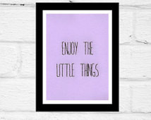 the Little Things Framed Card stock Embroidery/Famous Phrase Quote ...