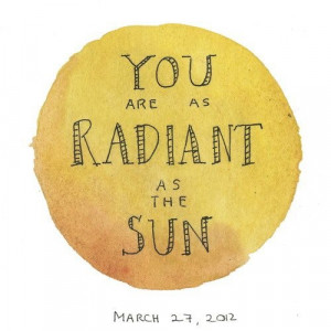 You are as radiant as the sun #quote #beijobags
