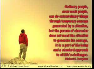 : Poster – Ordinary people, even weak people, can do extraordinary ...