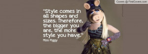 Miss Piggy Profile Facebook Covers