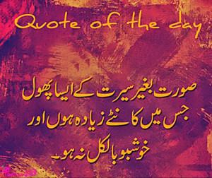 Inspirational Quote Islamic shayari soorat bagair seerat ky aisa phool ...
