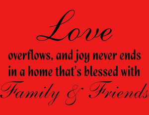 Love Overflows and Joy Never Ends
