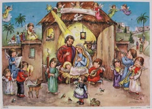Advent Calendar Blessed Nativity - Multi-Color