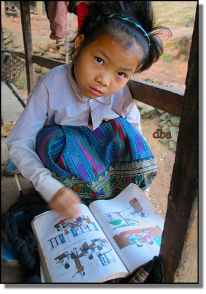 Meo Villager Phongsali District Northern Laos