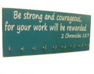 inspirational bible verse: running medals hanger ...