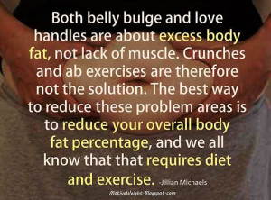 diet exercise fitness muscle fat loss jillian michaels fitness quotes ...