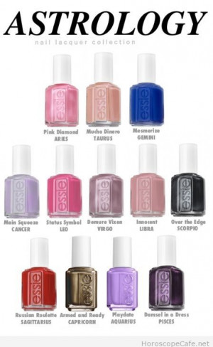 Astrology Nail Lacquer Collection by Essie – Zodiac Society ...