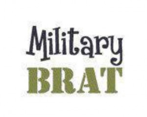 Military BRAT Custom embroidered cu te saying shirt or one piece w ...