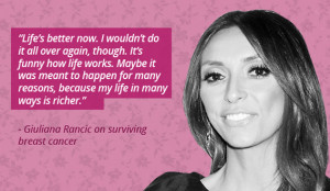 Giuliana Rancic on Surviving Breast Cancer
