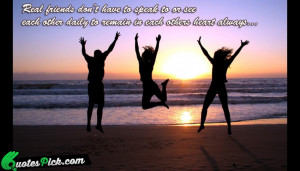 Real Friends Dont Have Quote by Unknown @ Quotespick.com