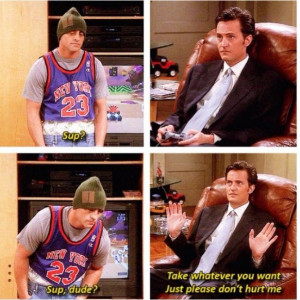 Joey And Chandler Friends Show