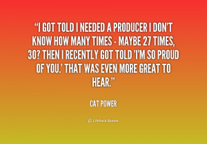 Cat Power Quotes
