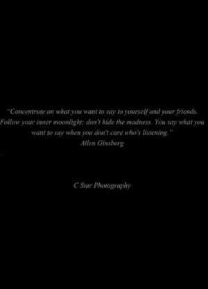Allen Ginsberg quote
