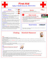 First Aid Posters Health And Safety At Work Picture