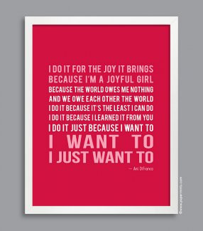 :: Quotes / Lyrics Prints :: 11x14 Personalized Quote Print in Red ...
